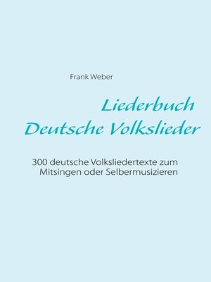 cover image of Liederbuch (Deutsche Volkslieder)